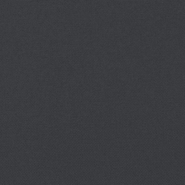 Шалте за шезлонг, черно, 200x50x3 см, Оксфорд плат