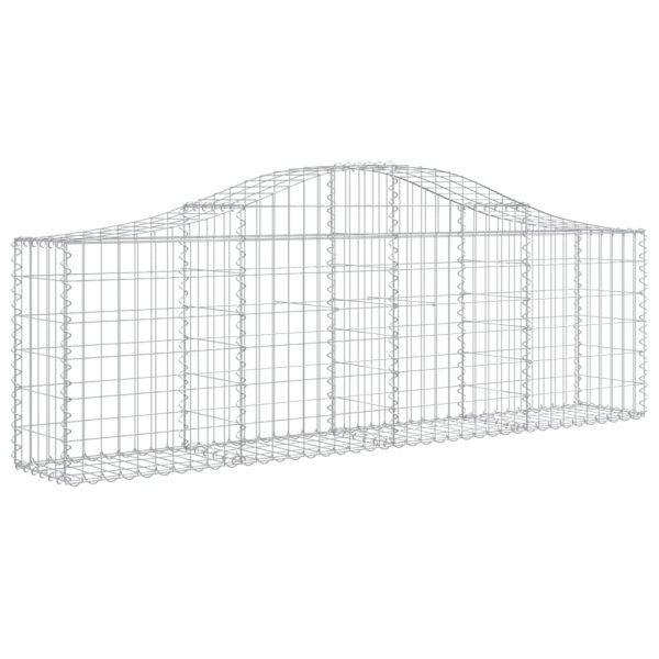 Габионни кошници арка 7 бр 200x30x60/80 см поцинковано желязо