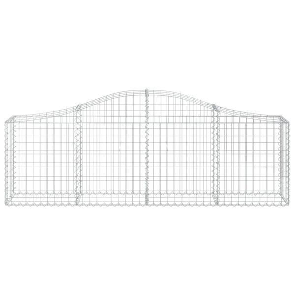 Габионни кошници арка 7 бр 200x30x60/80 см поцинковано желязо