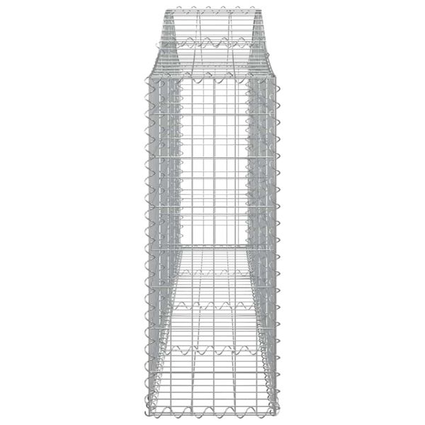 Габионни кошници арка 8 бр 200x30x80/100 см поцинковано желязо