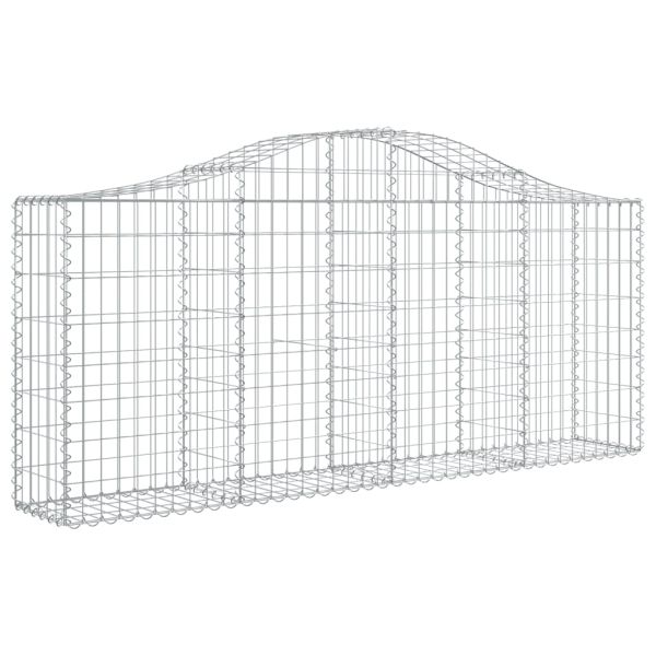 Габионни кошници арка 10 бр 200x30x80/100 см поцинковано желязо