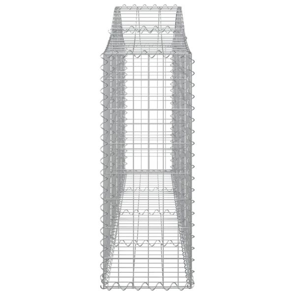 Габионни кошници арка 10 бр 200x30x80/100 см поцинковано желязо