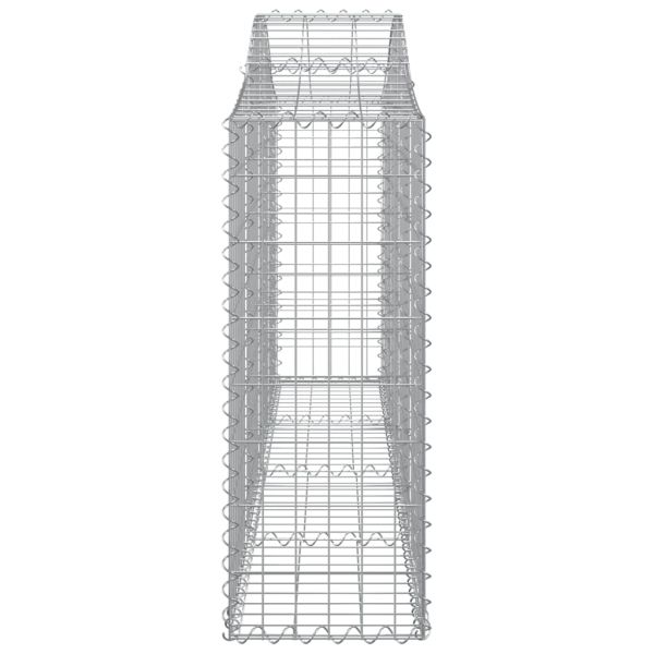 Габионни кошници арка 13 бр 200x30x80/100 см поцинковано желязо
