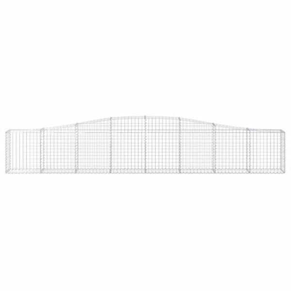 Габионни кошници арка 3 бр 400x30x60/80 см поцинковано желязо