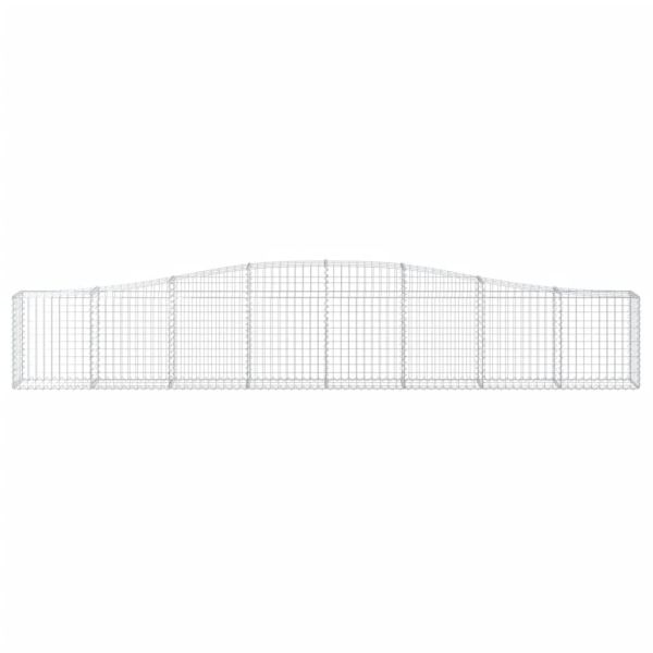 Габионни кошници арка 5 бр 400x30x60/80 см поцинковано желязо