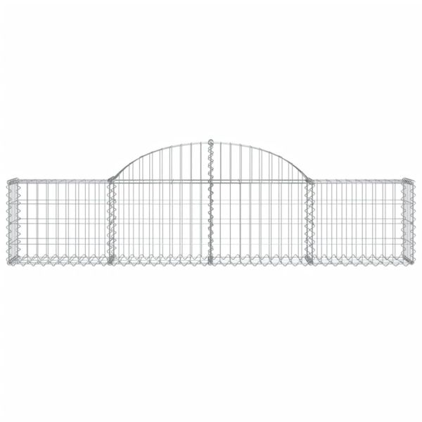 Габионни кошници арка 11 бр 200x30x40/60 см поцинковано желязо