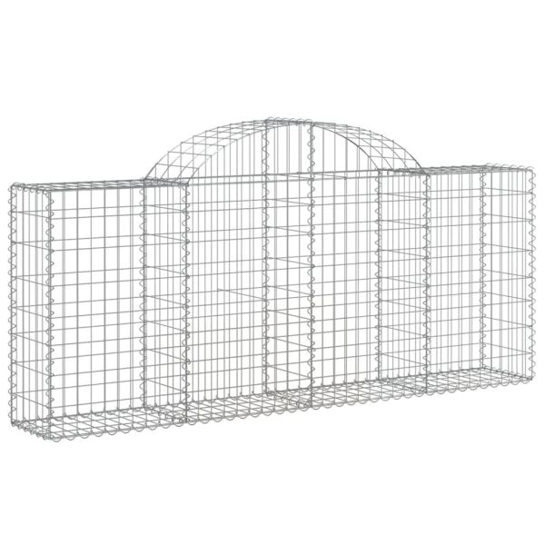 Габионни кошници арка 25 бр 200x30x80/100 см поцинковано желязо