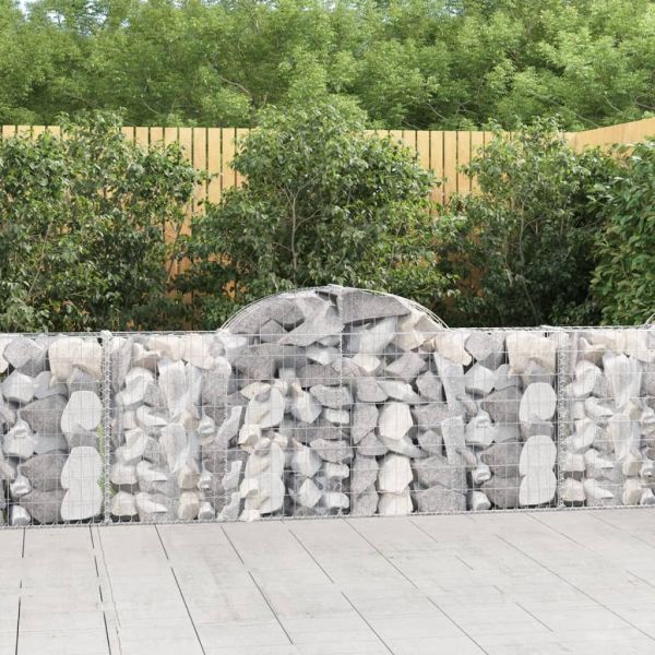 Габионни кошници арка 40 бр 200x30x80/100 см поцинковано желязо