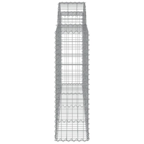 Габионни кошници арка 3 бр 200x30x100/120 см поцинковано желязо