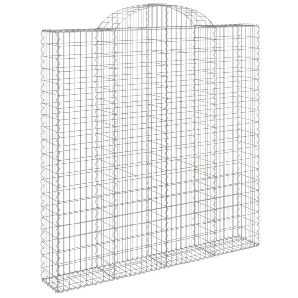 Габионни кошници арка 4 бр 200x30x200/220 см поцинковано желязо