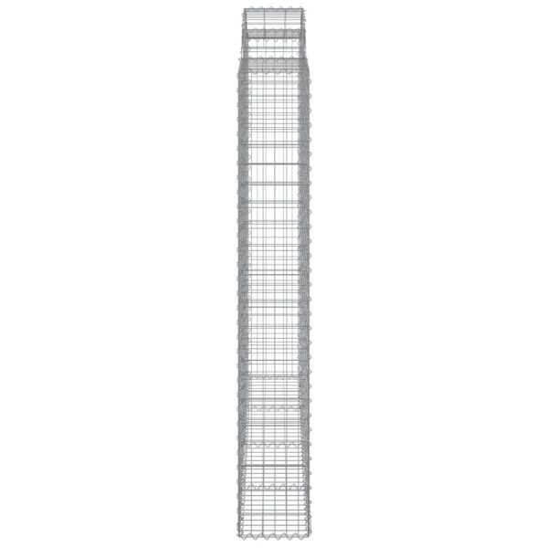Габионни кошници арка 4 бр 200x30x200/220 см поцинковано желязо