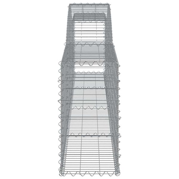 Габионни кошници арка 4 бр 400x30x60/80 см поцинковано желязо
