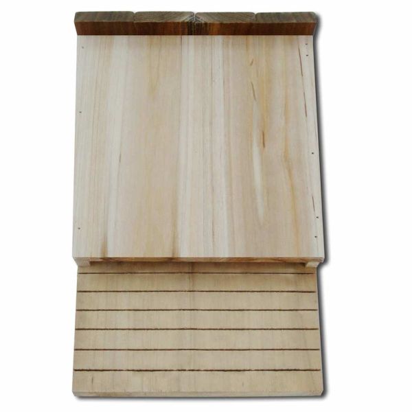 276009 Bat Houses 4 pcs 22x12x34 cm Wood (2x41293)