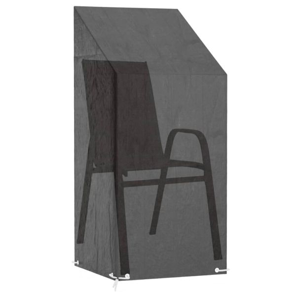 Калъф за градински стол 2 бр 8 капси 65x65x110/150см полиетилен