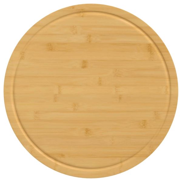 Дъски за рязане 6 бр Ø40x1,5 см бамбук