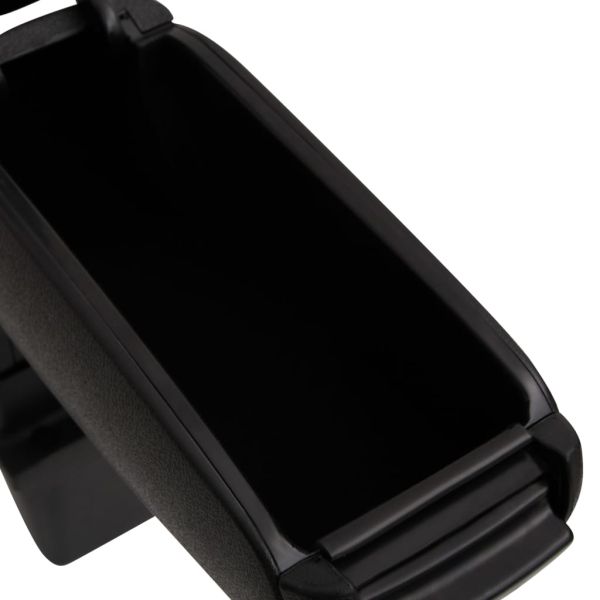 Подлакътник за кола черен 13x31,5x(29-51) см ABS