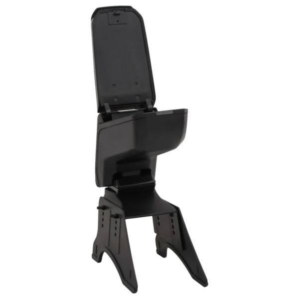 Подлакътник за кола универсален черен 14x30x(32-48,5) см ABS