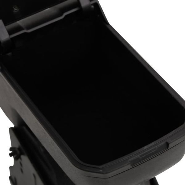 Подлакътник за кола универсален черен 14x30x(32-48,5) см ABS