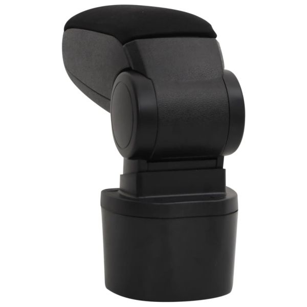 Подлакътник за кола черен 14,5x31,5x(30-48) см ABS