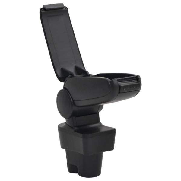Подлакътник за кола черен 12x36x(33,5-48) см ABS