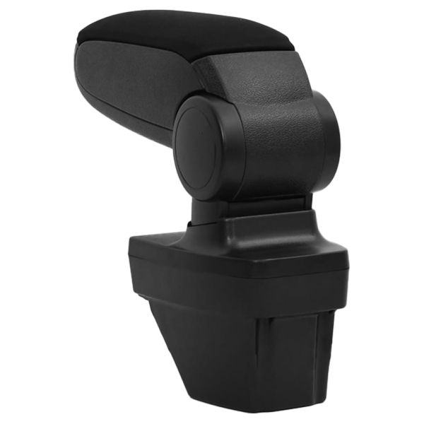 Подлакътник за кола черен 15x35x(33-49,5) см ABS