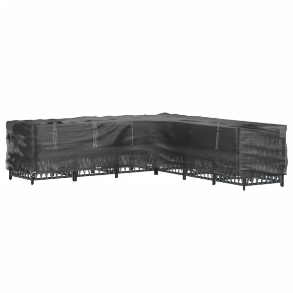 Покривало за ъглови градински мебели 20 капси 300x300x90 см