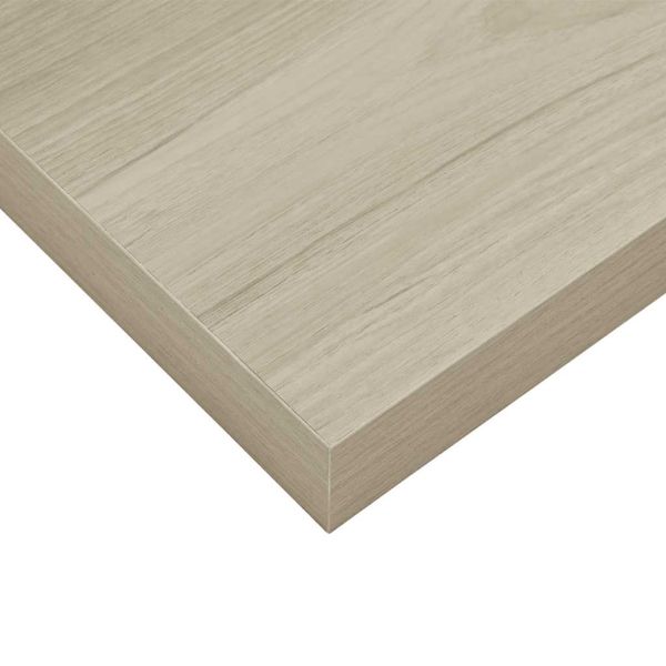 Окачени стенни рафтове, 4 бр, дъб, 120x23,5x3,8 см, МДФ