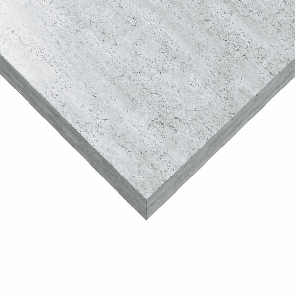 Окачени стенни рафтове, 2 бр, бетонно сив, 120x23,5x3,8 см, МДФ