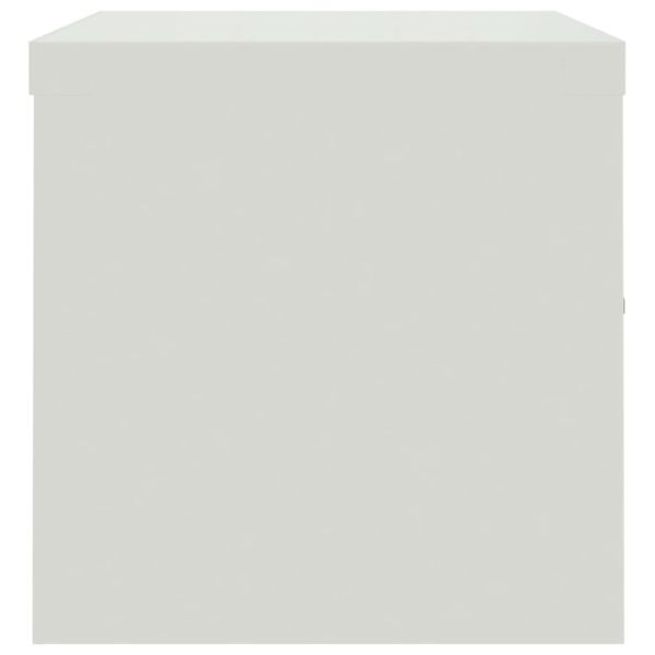 Шкаф за папки светлосив 90x40x40 см стомана