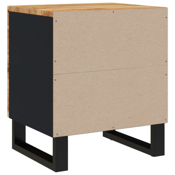 Нощно шкафче 40x33x46 см масивна акация
