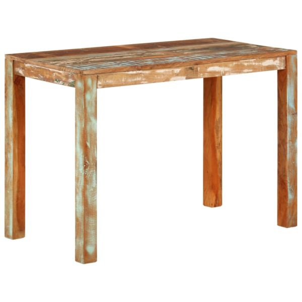 Трапезна маса, 110x55x76 cм, регенерирано дърво масив
