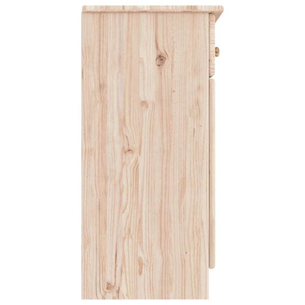 Сайдборд ALTA, 112x35x73 см, борово дърво масив