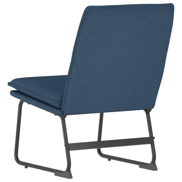 Стол шезлонг, син, 52x75x76 см, текстил