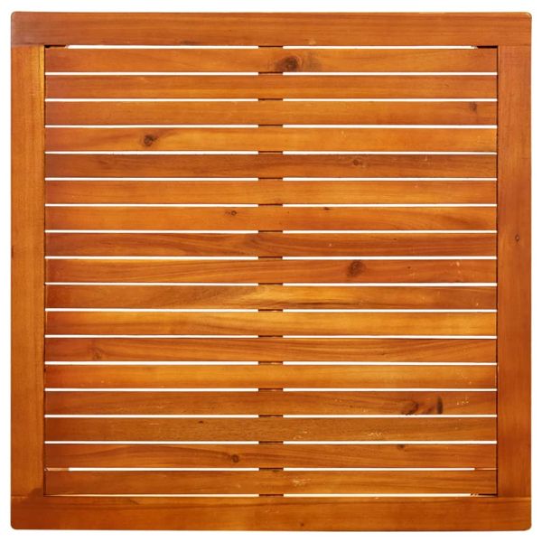 Градинска кафе маса, 85x85x45 см, акация масив