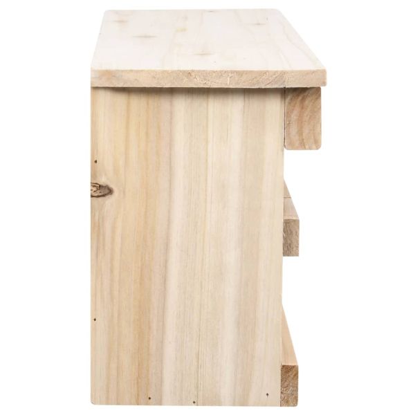 Къща за врабчета с 5 стаи, 68x15x21 см, чамово дърво