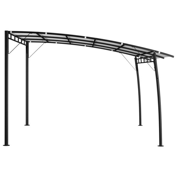 Градинска тента сенник, 4x3x2,55 м, кремава