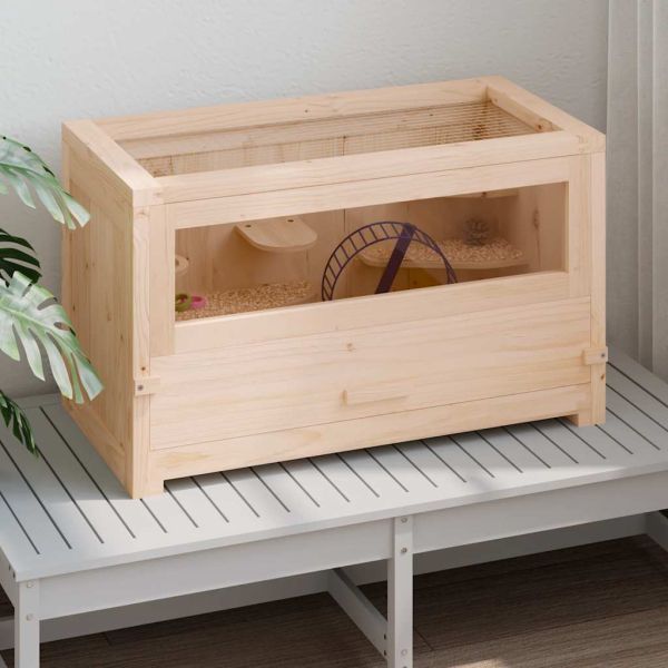 Клетка за хамстери 60x30x35 см масивна ела