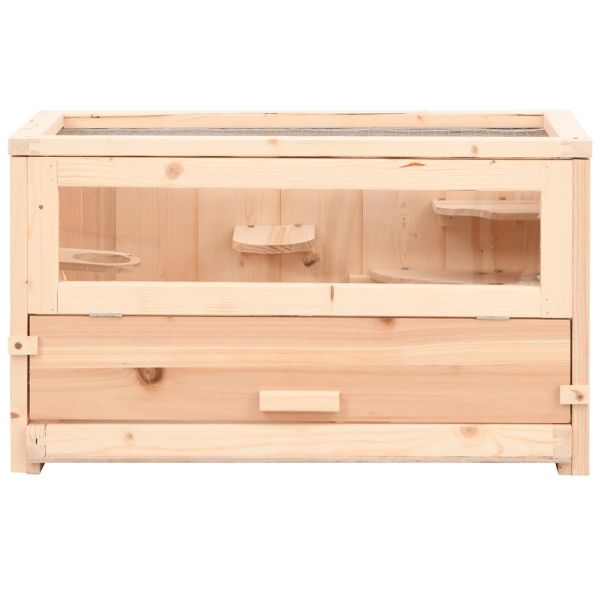 Клетка за хамстери 60x30x35 см масивна ела