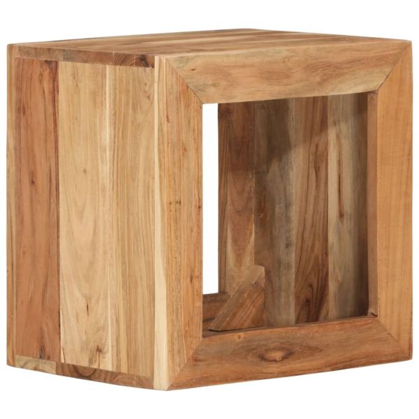 Табуретка 40x30x40 см масивно дърво акация