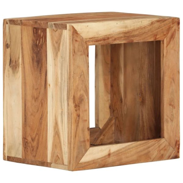 Табуретка 40x30x40 см масивно дърво акация
