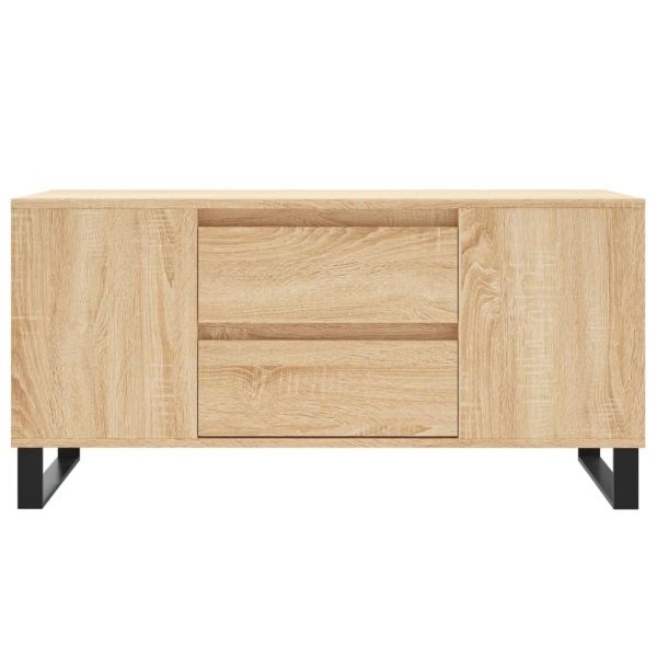 Кафе маса, дъб сонома, 102x44,5x50 см, инженерно дърво