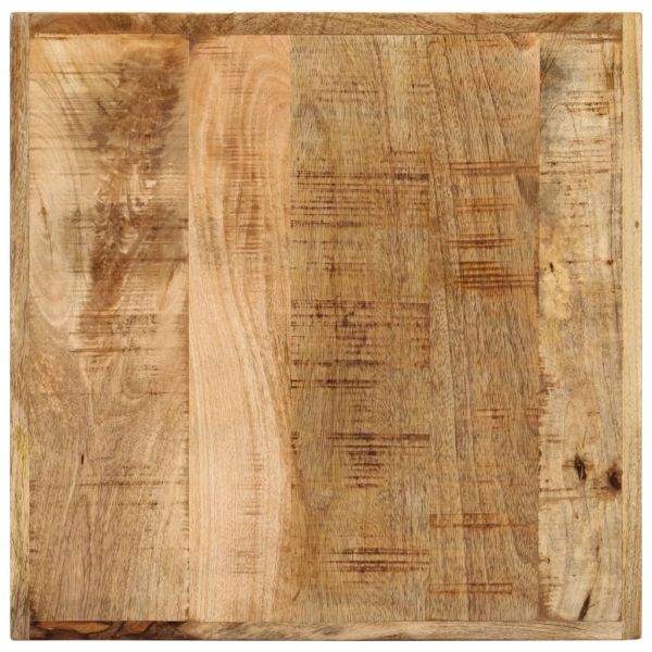 Бар маса 55x55x107 см масивно мангово дърво и желязо