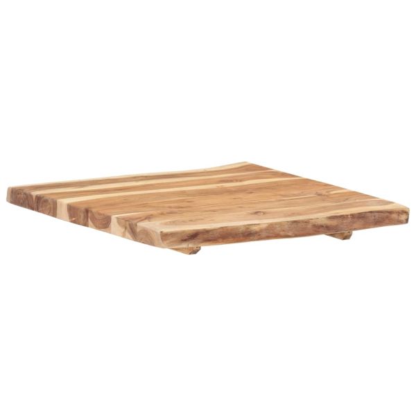 Плот за маса, акациево дърво масив, 58x(50-60)x3,8 cм