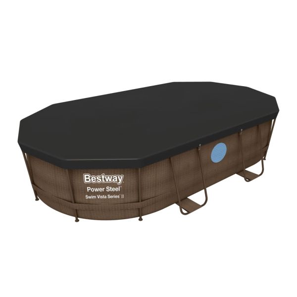 Bestway Покривало за басейн Flowclear, 418x230 см