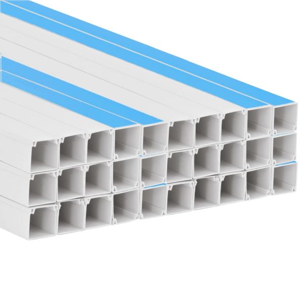 Кабелен канал самозалепващ 20x10 мм 30 м PVC