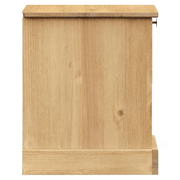 Нощно шкафче VIGO 42x35x42 см бор масив