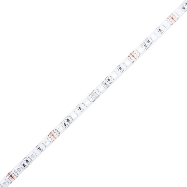 Маса за кафе с LED осветление, опушен дъб, 90x49x40 см