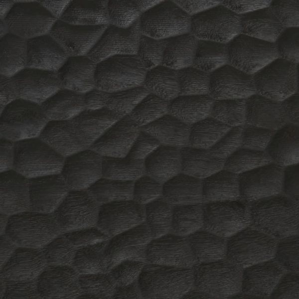 Огледало за баня черно 50x70x2,5 см дърво манго масив и стъкло