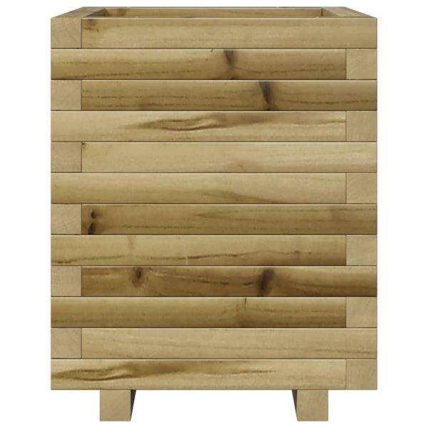Градинска кашпа 40x40x49,5 см импрегниран бор