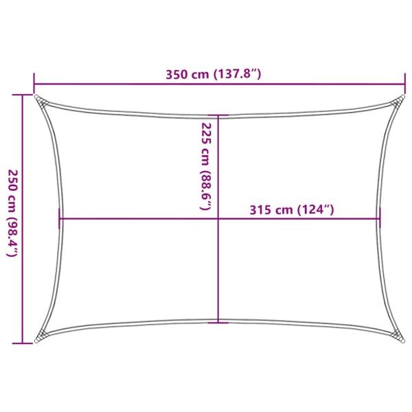 Платно-сенник, 160 г/м², светлозелено, 2,5x3,5 м, HDPE